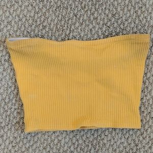 Urban Outfitters Yellow Tube Top
